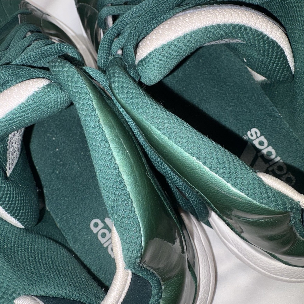 VTG 2002 Adidas Pro Model Mid Basketball Shoes Men's US 11 Green Metallic Y2K - Picture 11 of 16